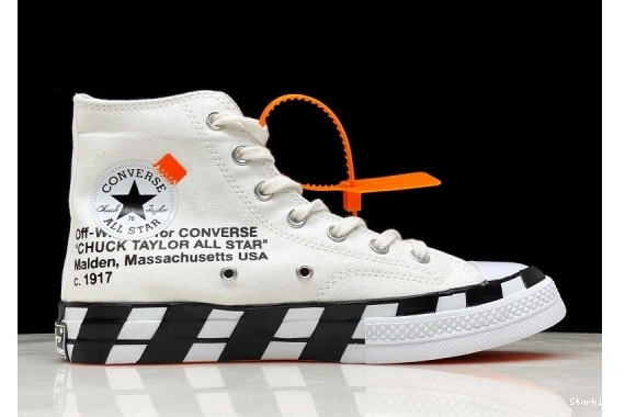 2.0 Black X Converse O-W 163892C White 0317